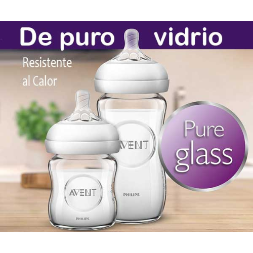 Avent Biberon Natural Vidrio 1M X 240Ml— Farmacorp