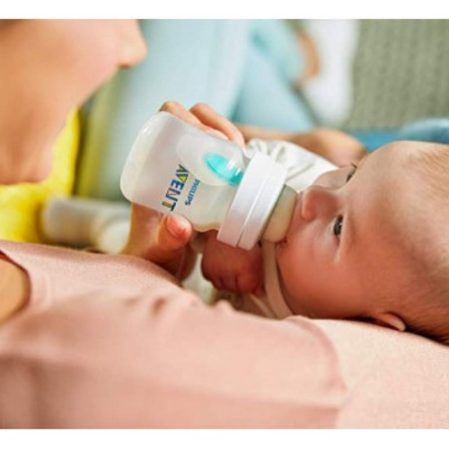 Philips AVENT - Biberón anticólicos con ventilación AirFree, 4 onzas,  paquete de 4 : Bebés 