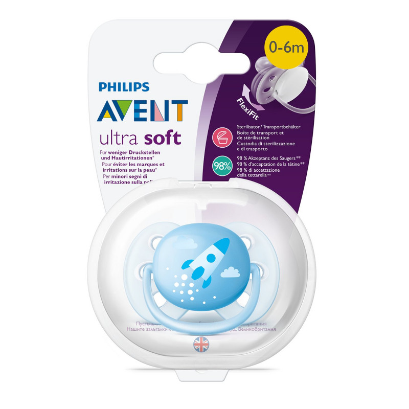 2 Chupetes Philips AVENT Ultra Air 0-6 meses