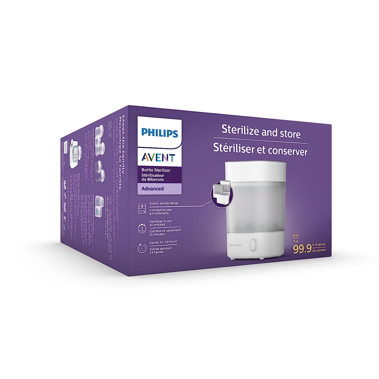  Philips AVENT Esterilizador de vapor eléctrico avanzado : Bebés