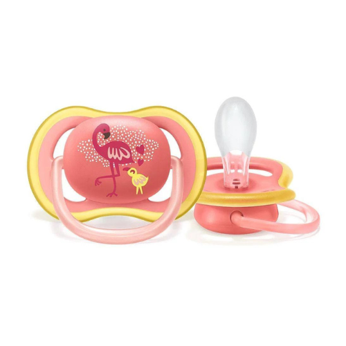  Philips AVENT Chupete ultra suave, 6-18 meses, rosa