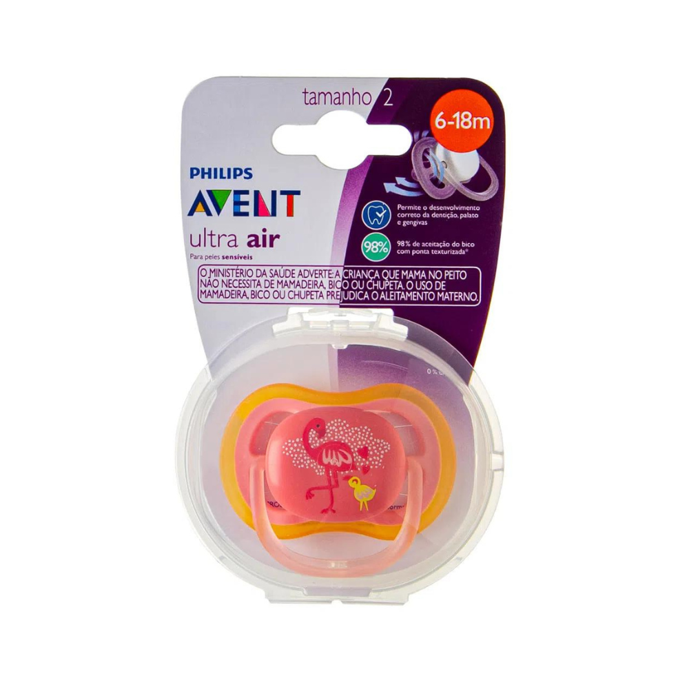 Avent Chupetes Ultra Air Animales Colores Pasteles 6 A 18 Meses 2 Uds con  Ofertas en Carrefour