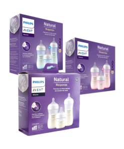 Set de 3 biberones Philips AVENT Natural Response